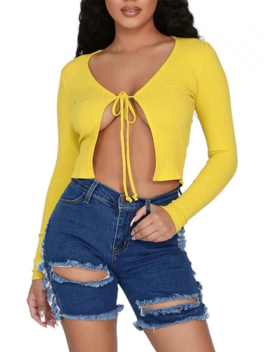 Shorts Denim Frayed - Women High Waist Ripped Denim Shorts