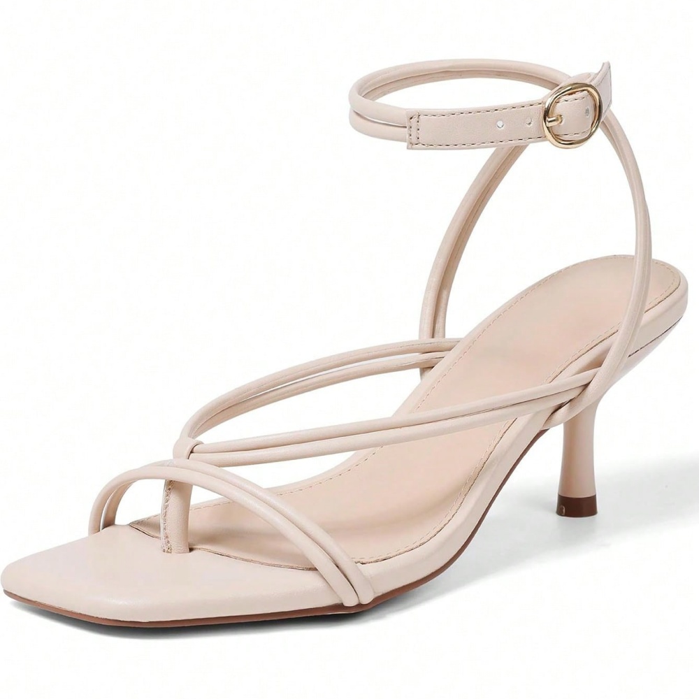 Women's Strappy Buckle Kitten  - Sandal Strappy Heeled incelemesi ve fiyatı