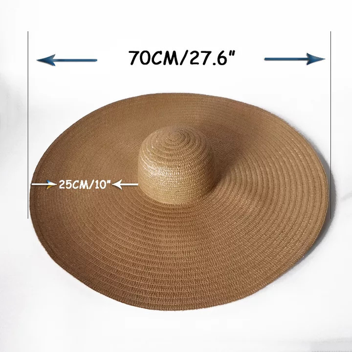 Oversized Beach Straw Hats for - Hat Floppy Wide incelemesi ve fiyatı