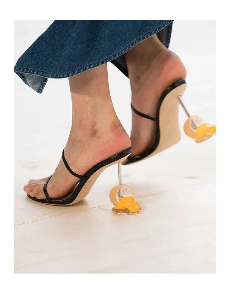 Summer Strappy Sandals Open To - Sandal Strappy Heeled incelemesi ve fiyatı