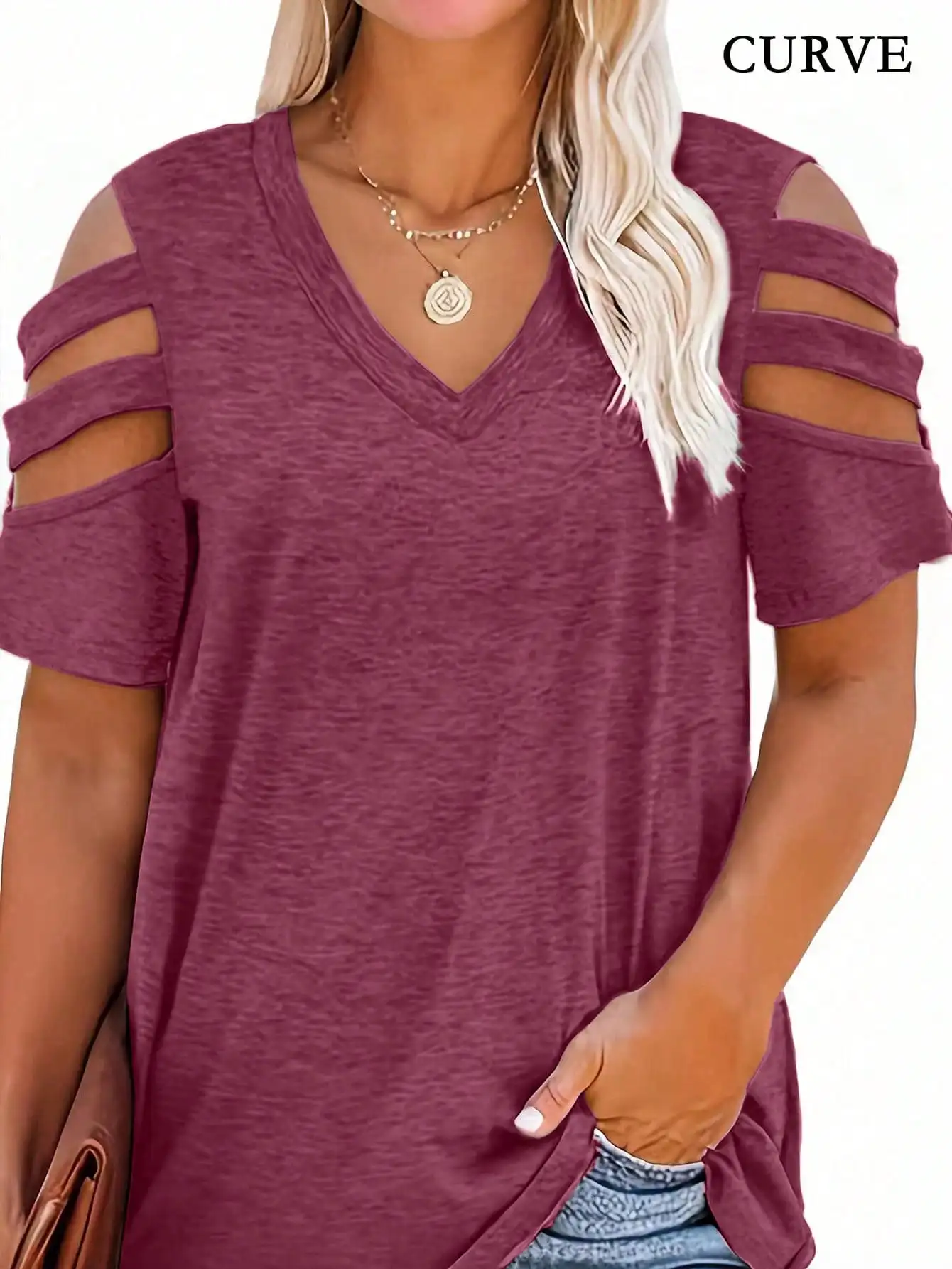 Women Fashion Plus Size 1XL-5X - Blouse Off Shoulder incelemesi ve fiyatı