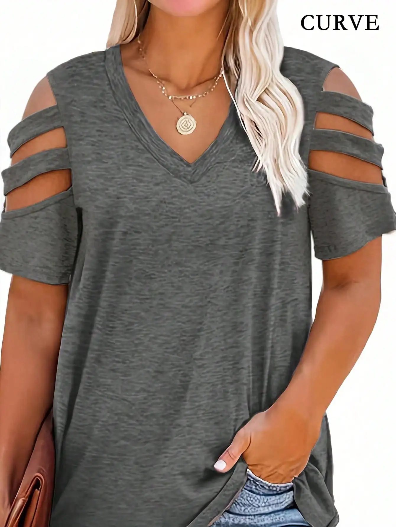 Women Fashion Plus Size 1XL-5X - Blouse Off Shoulder incelemesi ve fiyatı