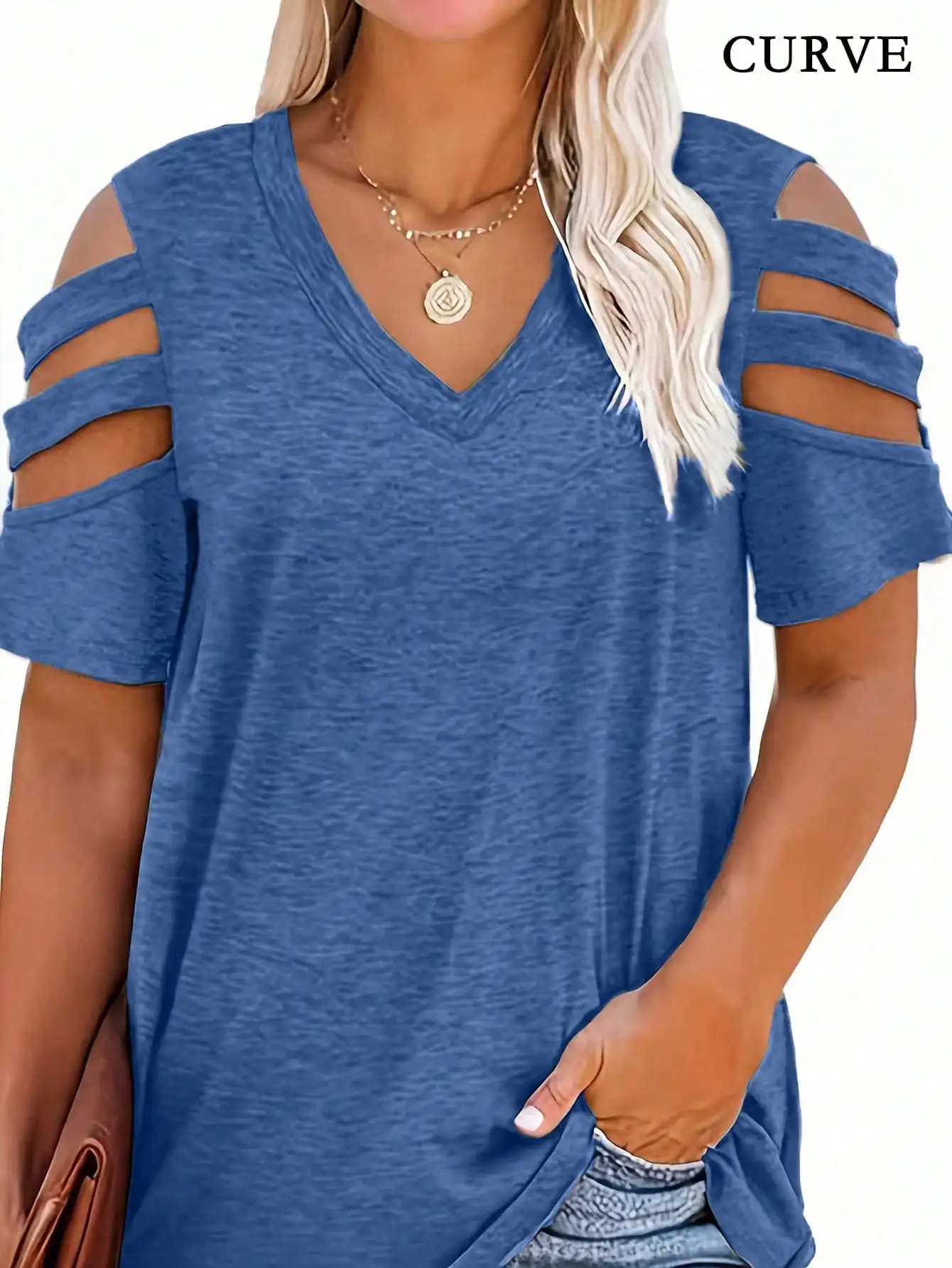 Women Fashion Plus Size 1XL-5X - Blouse Off Shoulder incelemesi ve fiyatı