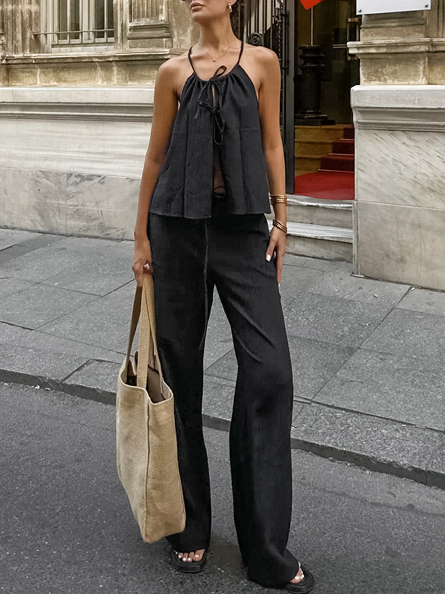 2026 Women Two Piece Set Women - Linen Pant Wide incelemesi ve fiyatı
