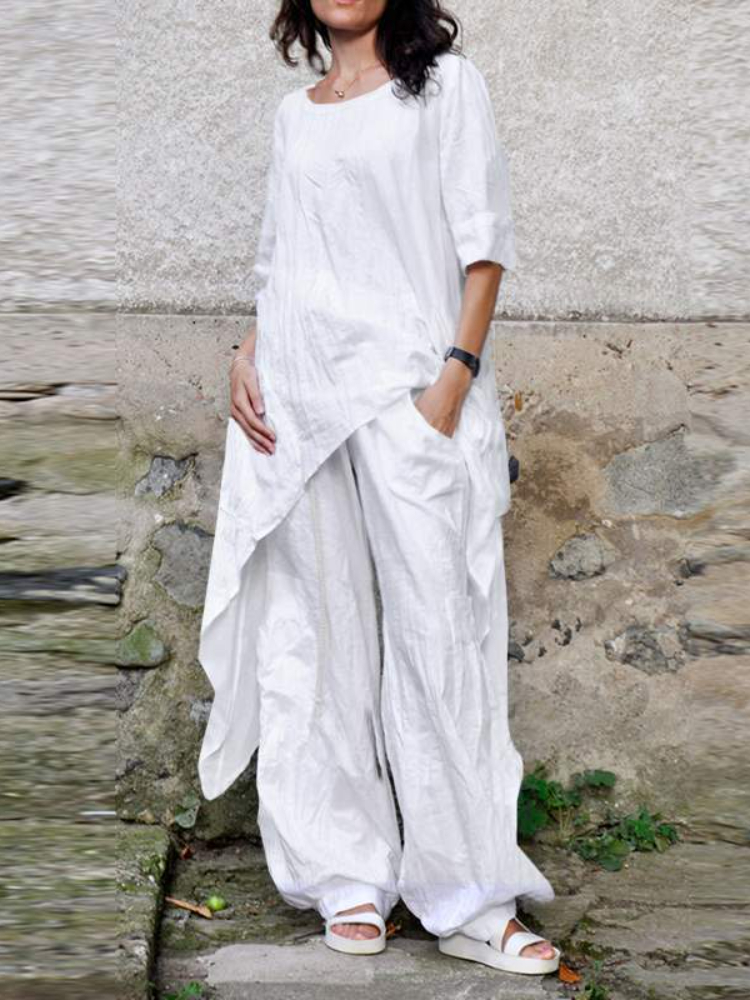 2024 Summer New Fashion Casual - Linen Pant Wide incelemesi ve fiyatı