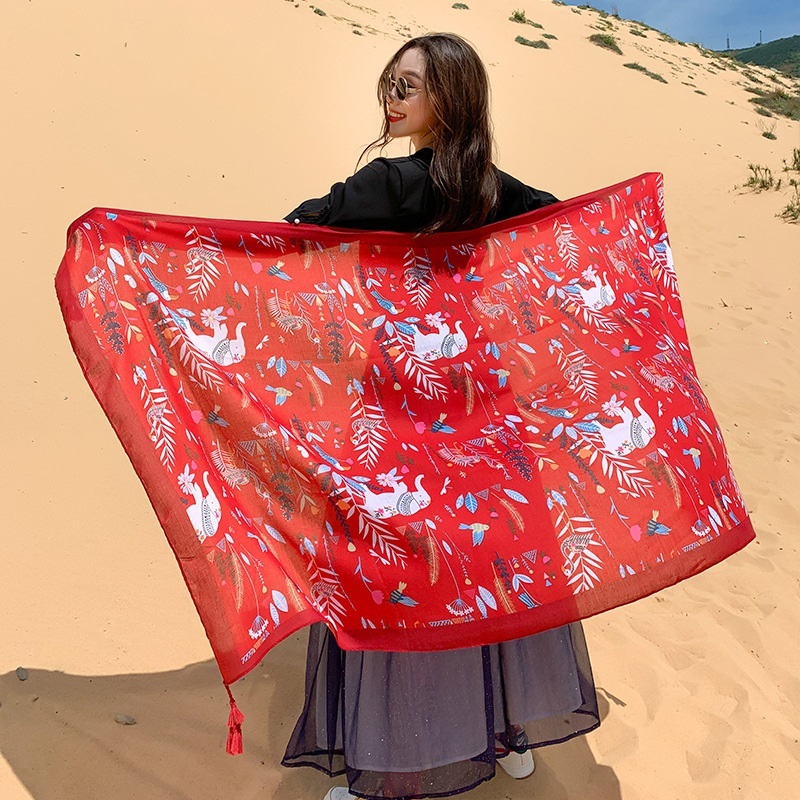 Desert Sun Protection Cotton L - Linen Dress Wrap incelemesi ve fiyatı