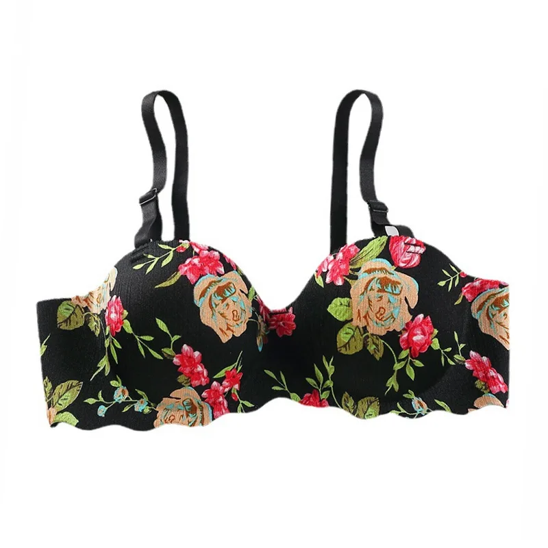 Women Sexy Floral Printed Bras - Bralette Triangle Set incelemesi ve fiyatı