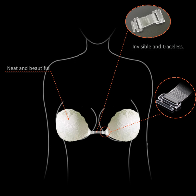 Lace Invisible Bra Backless St - Bralette Triangle Set incelemesi ve fiyatı
