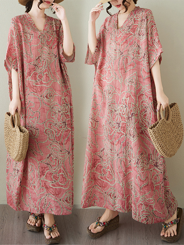 Knee-Length Wrap Long Dress Su - Linen Dress Wrap incelemesi ve fiyatı