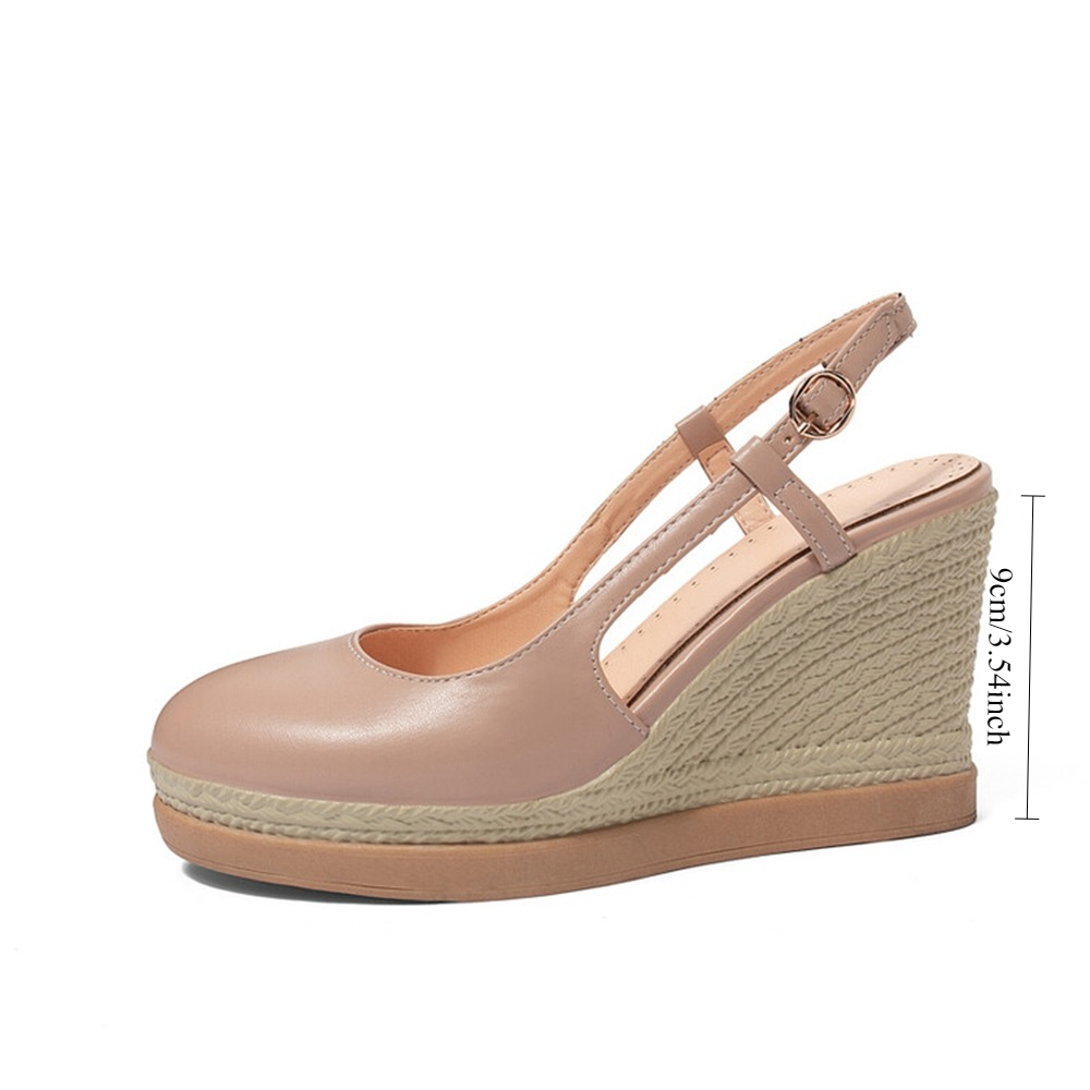 Women's T‑Strap Wedge Sandals  - Wedge Espadrille Women incelemesi ve fiyatı