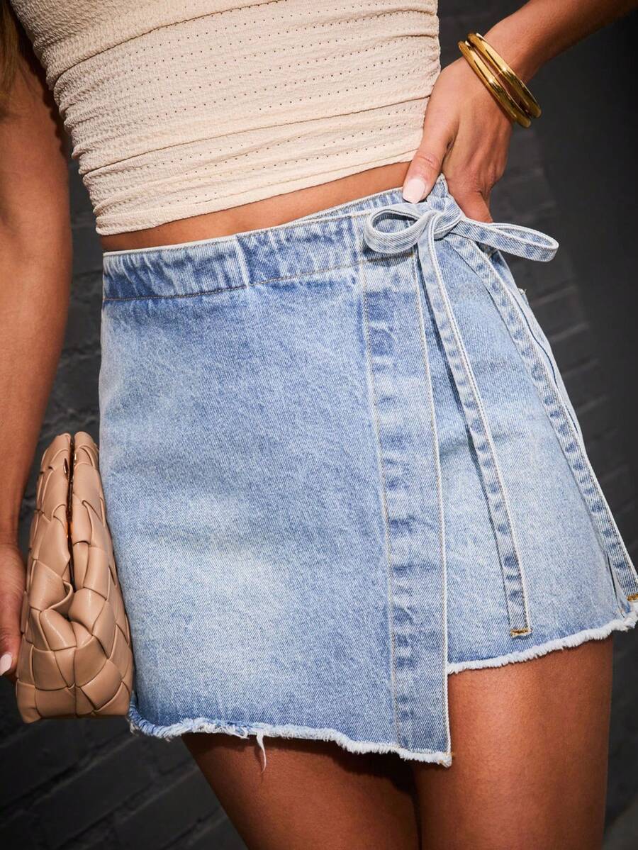 Womens Summer Retro Casual Dis - Shorts Denim Frayed incelemesi ve fiyatı
