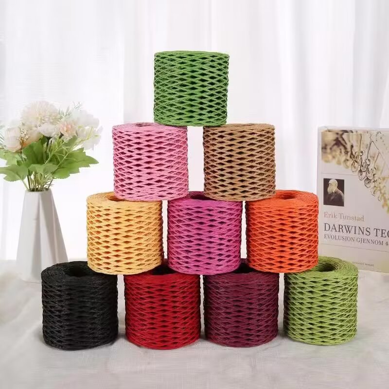 190g Raffia Yarn, Straw Paper  - Crochet Bag Raffia incelemesi ve fiyatı