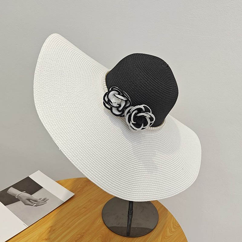 Two Tones Wide Brim Summer Hat - Hat Floppy Wide incelemesi ve fiyatı