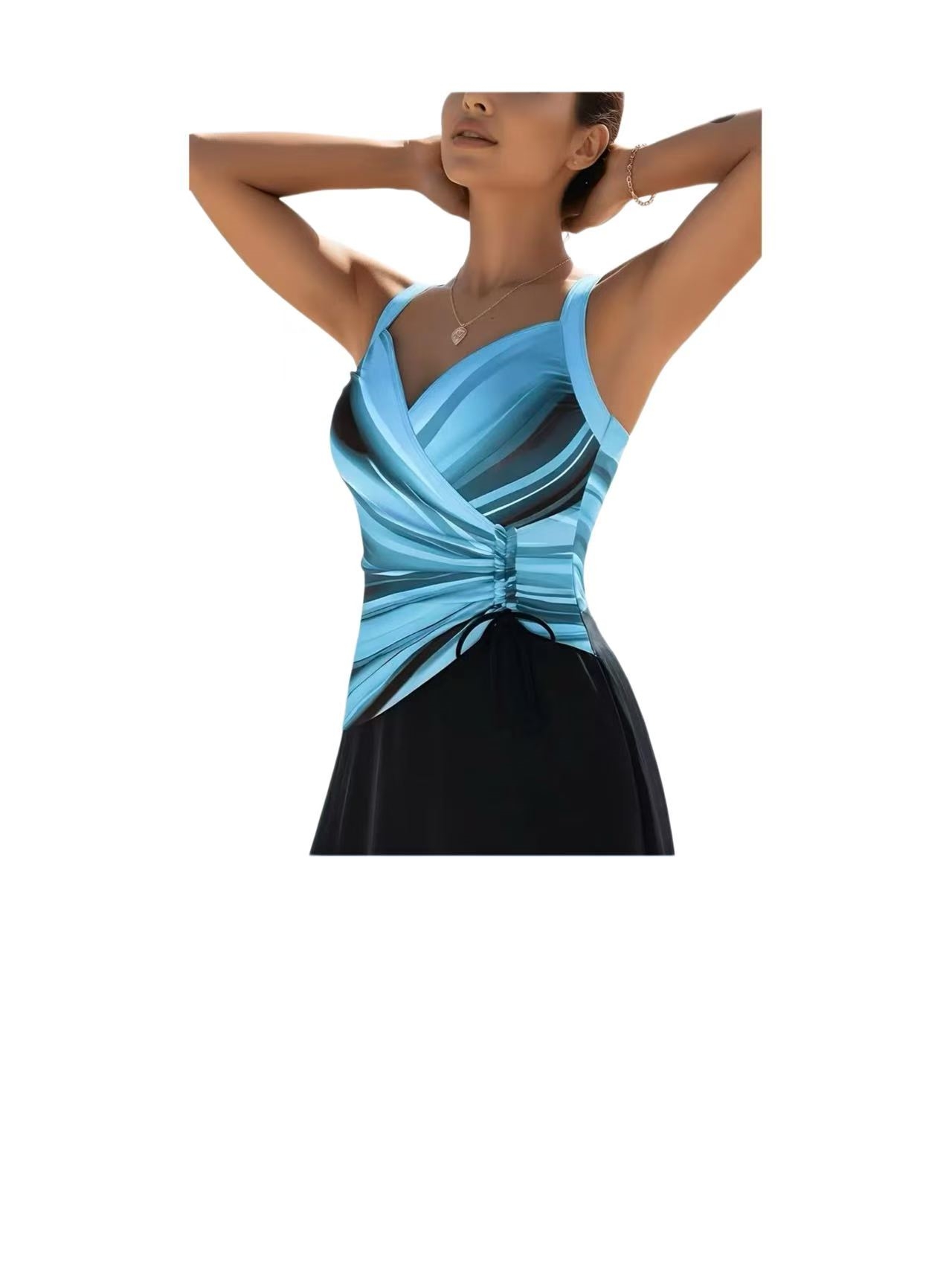 Women Swimdress One Piece Swim - Swimsuit Bikini Ruched incelemesi ve fiyatı