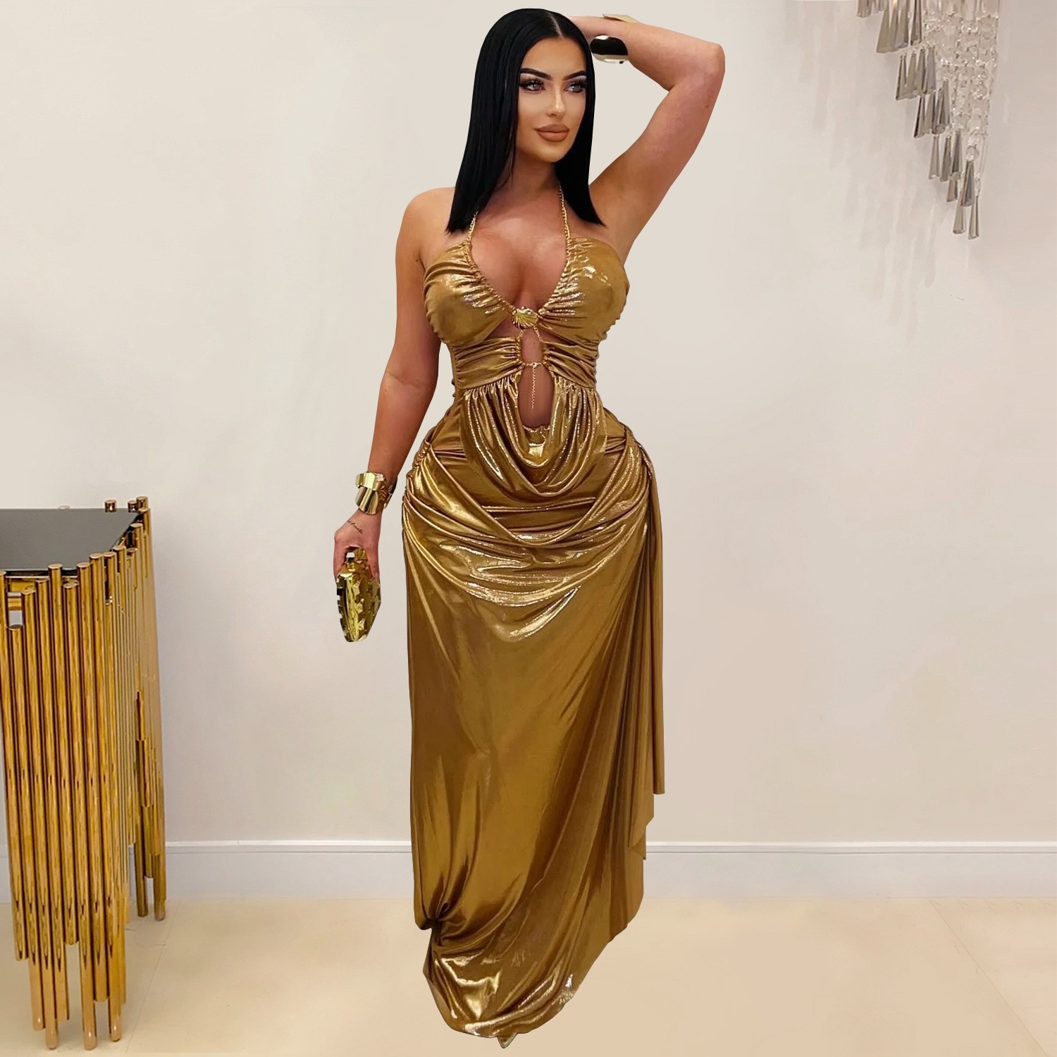 Prom Dress Evening Wedding Gue - Maxi Dress Halter incelemesi ve fiyatı