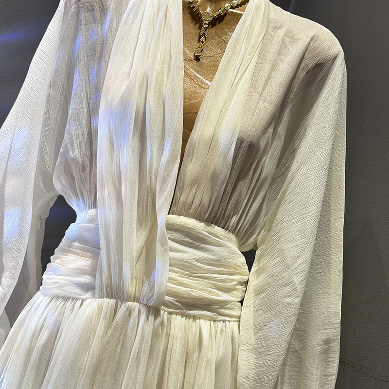 KBQ Solid Elegant Loose Chic D - Linen Dress Wrap incelemesi ve fiyatı