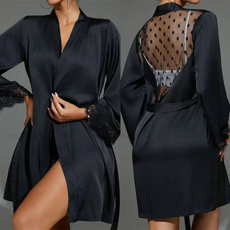 Short Kimono Black Sheer Mesh  - Kimono Sheer Floral incelemesi ve fiyatı