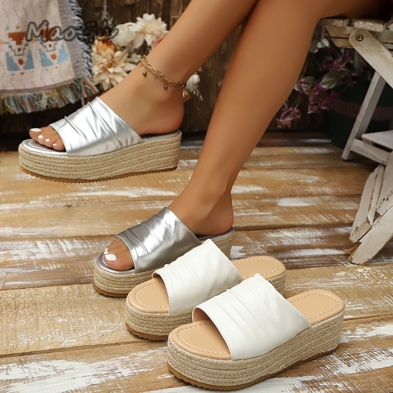 Women's Ruched Espadrille Wedg - Wedge Espadrille Women incelemesi ve fiyatı