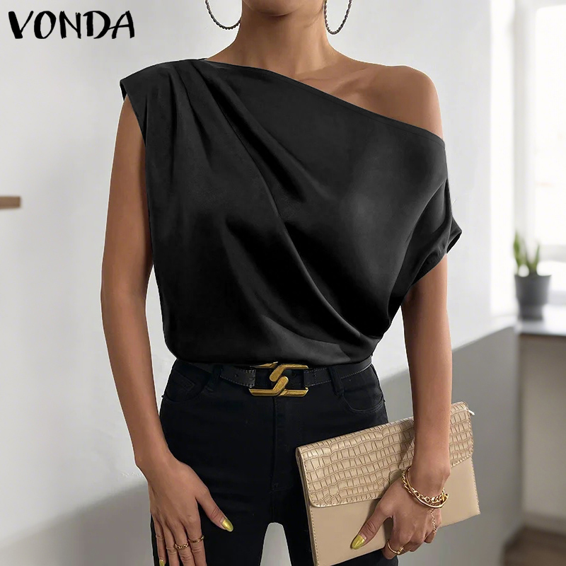Plus Size 5XL VONDA Women Blou - Blouse Off Shoulder incelemesi ve fiyatı