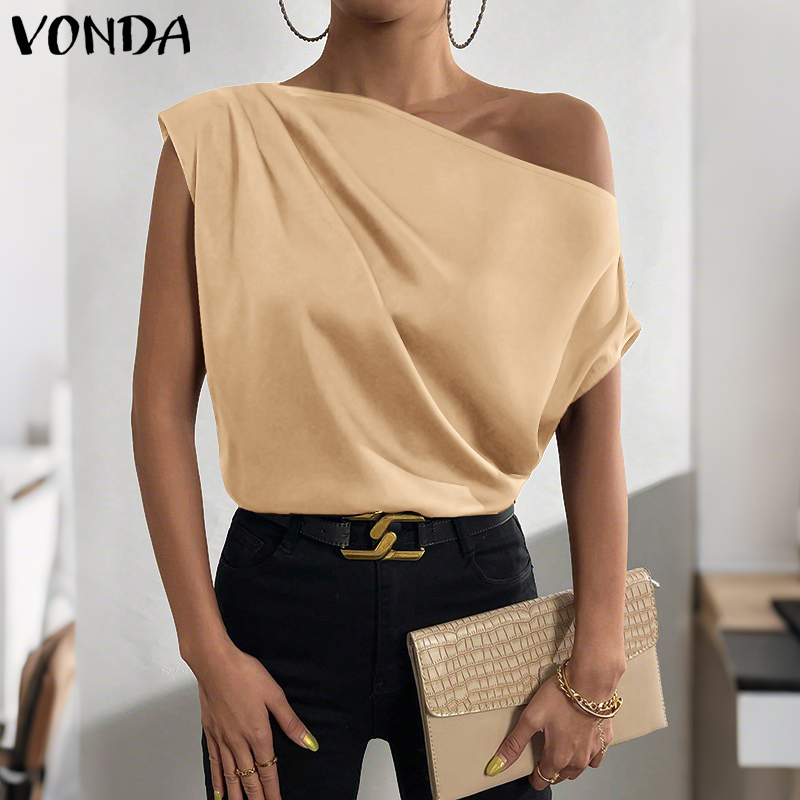 Plus Size 5XL VONDA Women Blou - Blouse Off Shoulder incelemesi ve fiyatı