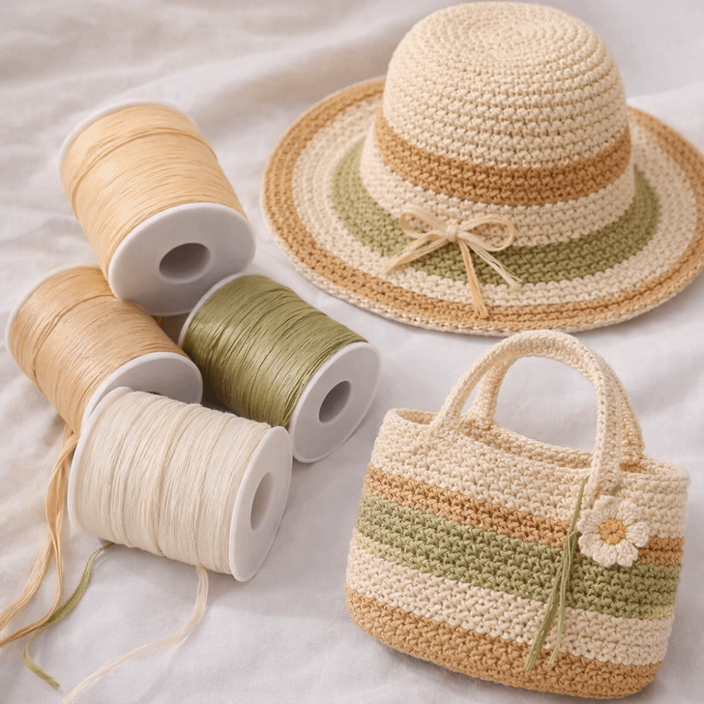 High Quality Premium Quality 1 - Crochet Bag Raffia incelemesi ve fiyatı