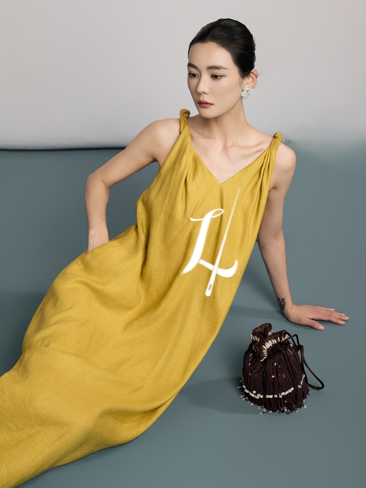 Natural Linen Summer New Style - Linen Dress Wrap incelemesi ve fiyatı