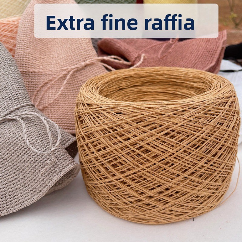250g Thin Paper Raffia Yarn fo - Crochet Bag Raffia incelemesi ve fiyatı