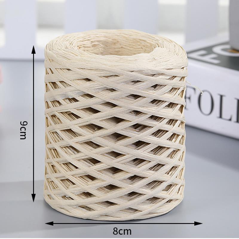 200M Raffia paper rope Straw Y - Crochet Bag Raffia incelemesi ve fiyatı