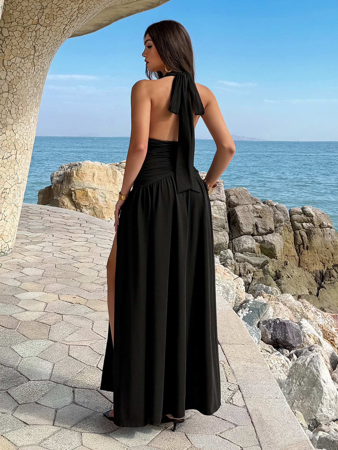Women's Dress 2 Colors Halter  - Maxi Dress Halter incelemesi ve fiyatı