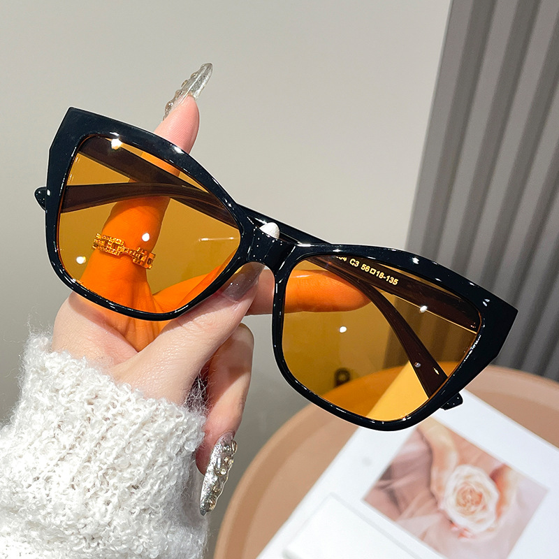 Women Color Block Cat Eye Eyeg - Sunglasses Cat Eye incelemesi ve fiyatı