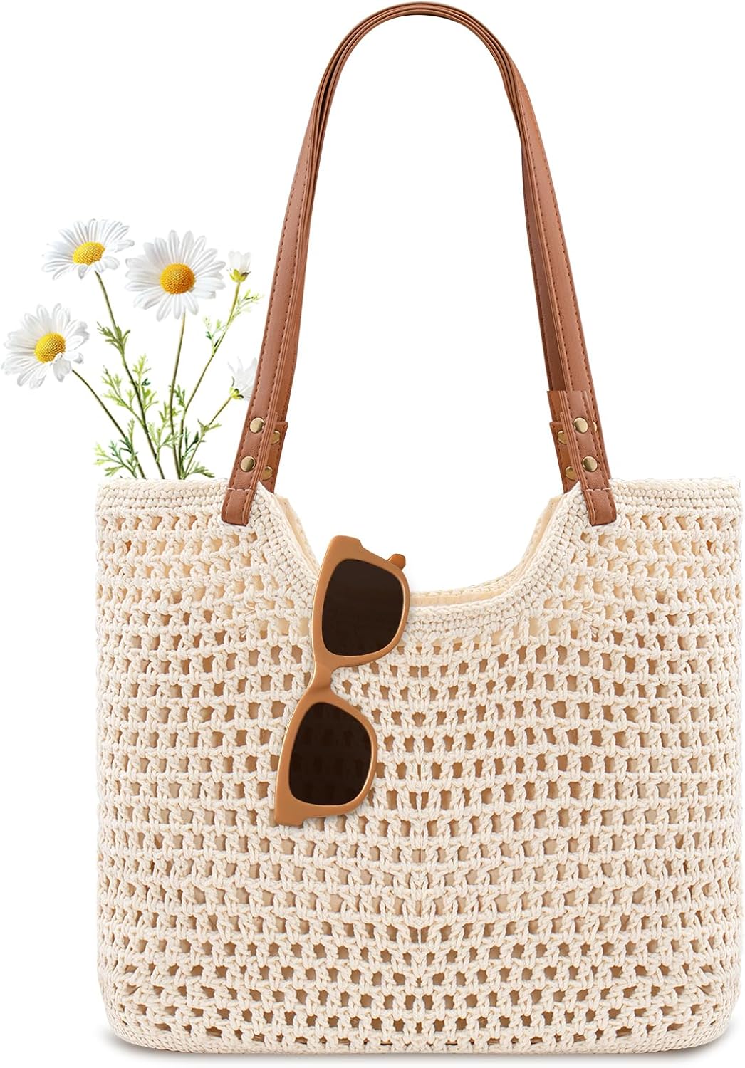 Crochet Beach Bag Purse, Boho  - Tote Bag Beach incelemesi ve fiyatı