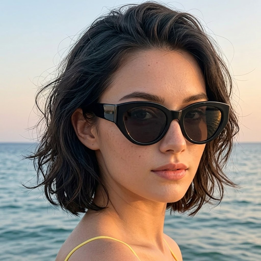 Women Men Classic Cat-Eye Pola - Sunglasses Cat Eye incelemesi ve fiyatı