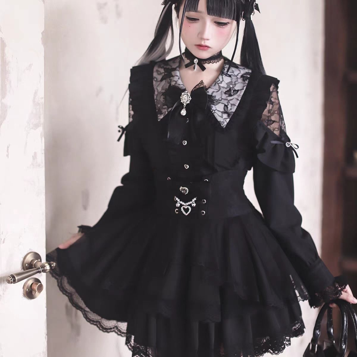 Harajuku Kawaii Skirt Sets Wom - Blouse Off Shoulder incelemesi ve fiyatı