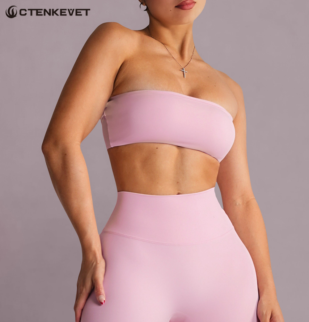 Strapless Sports Bra Gym Crop  - Crop Top Crochet incelemesi ve fiyatı