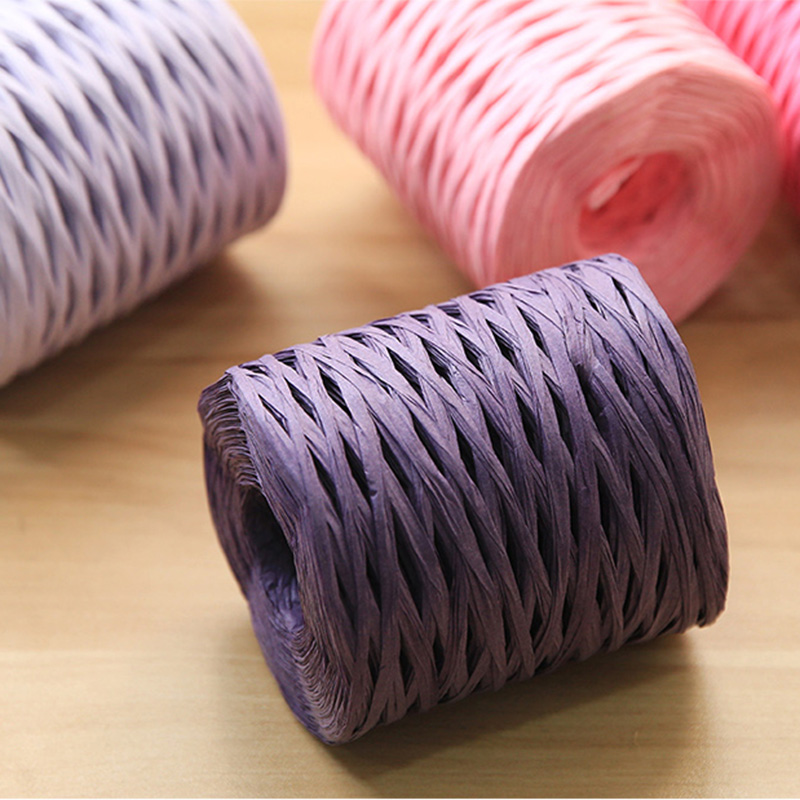 200m Natural Raffia Straw Yarn - Crochet Bag Raffia incelemesi ve fiyatı
