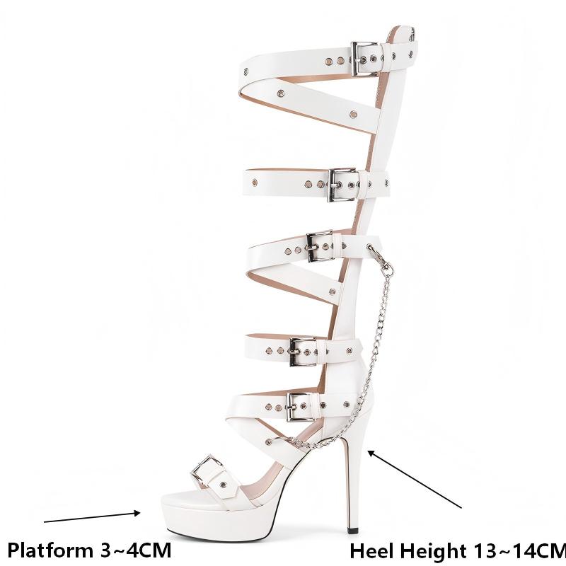 Onlymaker Platform Knee High E - Sandal Strappy Heeled incelemesi ve fiyatı