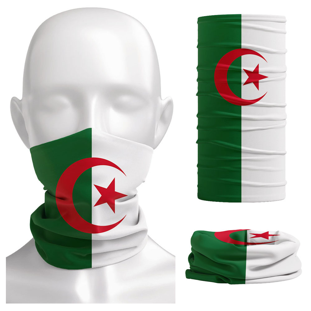 Algeria Flag Printed Bandana H - Headband Summer Knit incelemesi ve fiyatı