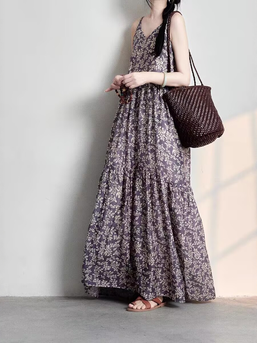 Elegant Japanese Style plus Si - Linen Dress Wrap incelemesi ve fiyatı