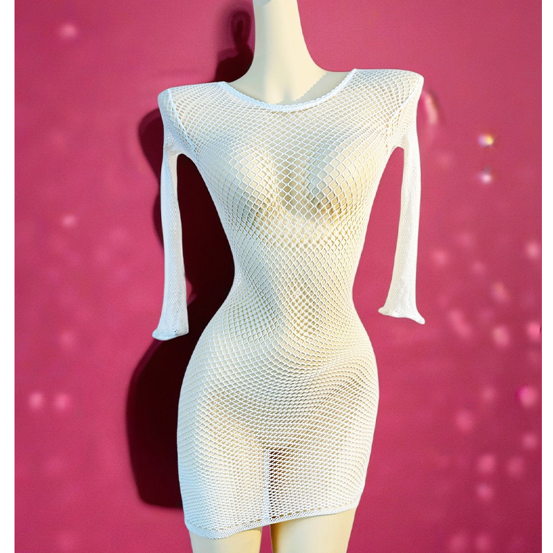 1PC Women Fishnet Cover Up Wit - Cover Up Kaftan incelemesi ve fiyatı