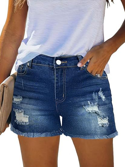 Casual Vintage Denim Shorts Hi - Shorts Denim Frayed incelemesi ve fiyatı
