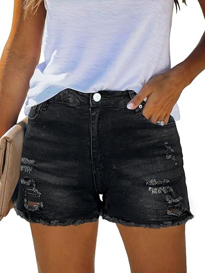 Casual Vintage Denim Shorts Hi - Shorts Denim Frayed incelemesi ve fiyatı