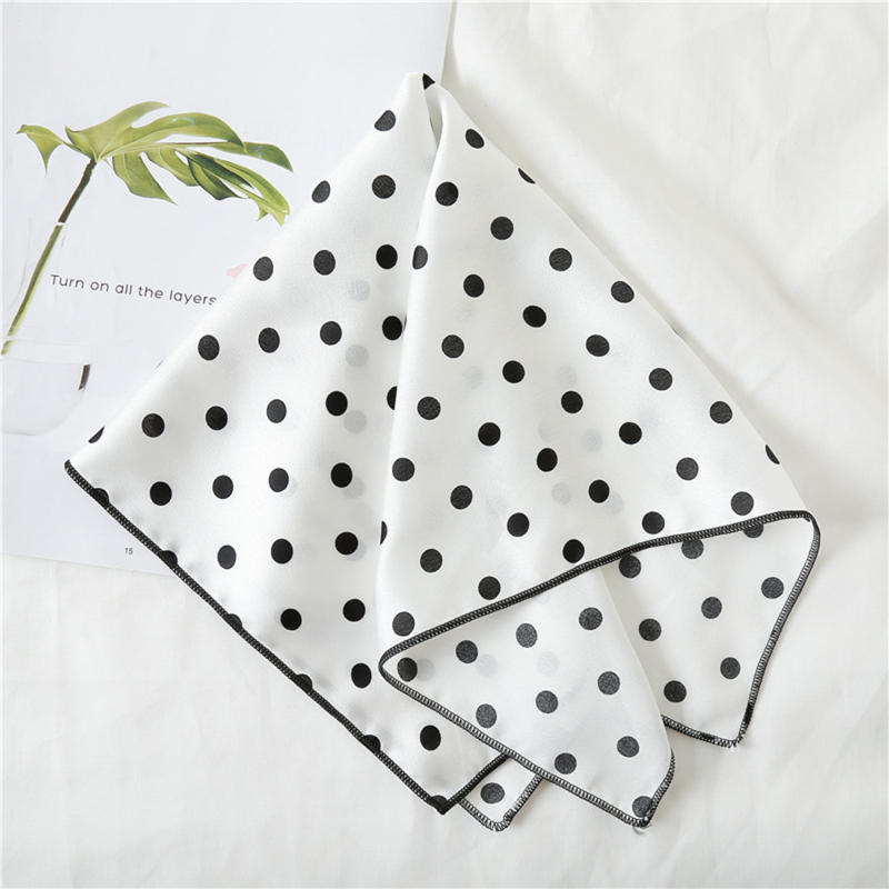 Leopard Print Polka Dot Square - Headband Summer Knit incelemesi ve fiyatı
