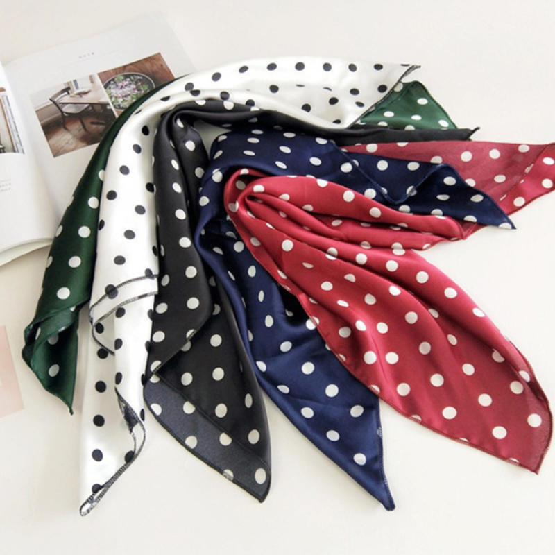 Leopard Print Polka Dot Square - Headband Summer Knit incelemesi ve fiyatı