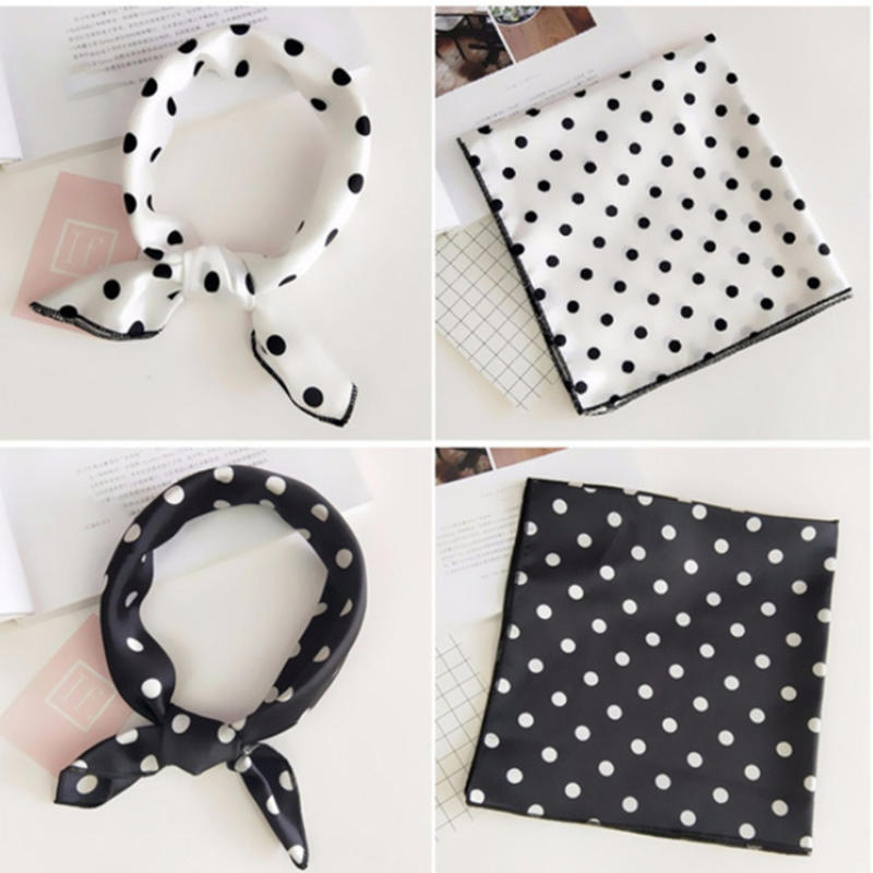 Leopard Print Polka Dot Square - Headband Summer Knit incelemesi ve fiyatı