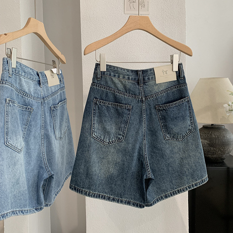 Denim Short Pant Women Jeans V - Shorts Denim Frayed incelemesi ve fiyatı