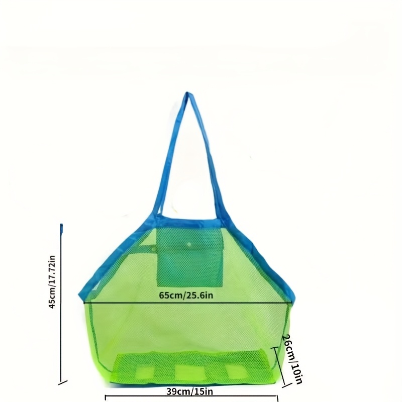 1pc Large Mesh Beach Tote Bag  - Tote Bag Beach incelemesi ve fiyatı