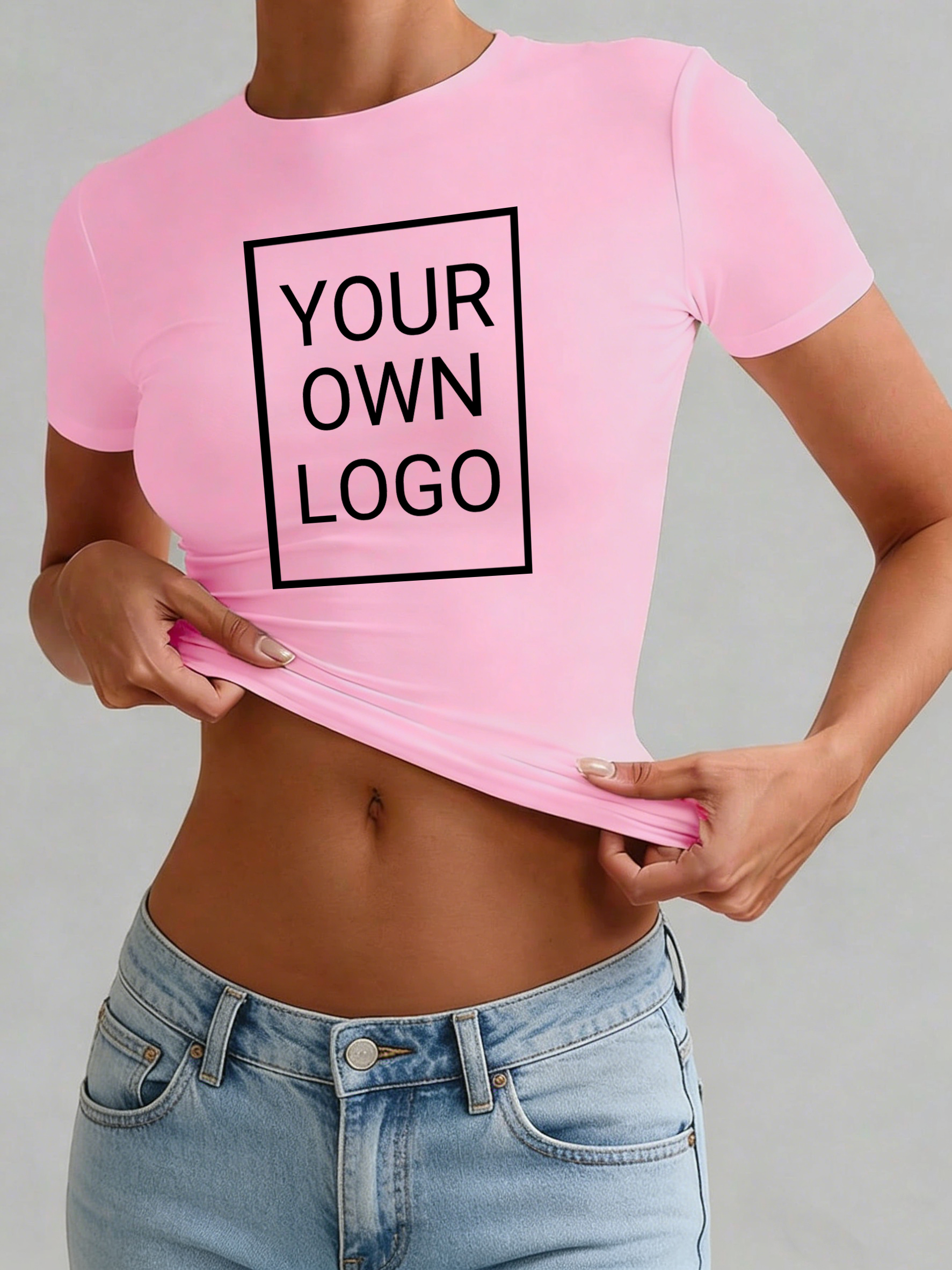 Customized Logo Pattern Womens - Crop Top Crochet incelemesi ve fiyatı