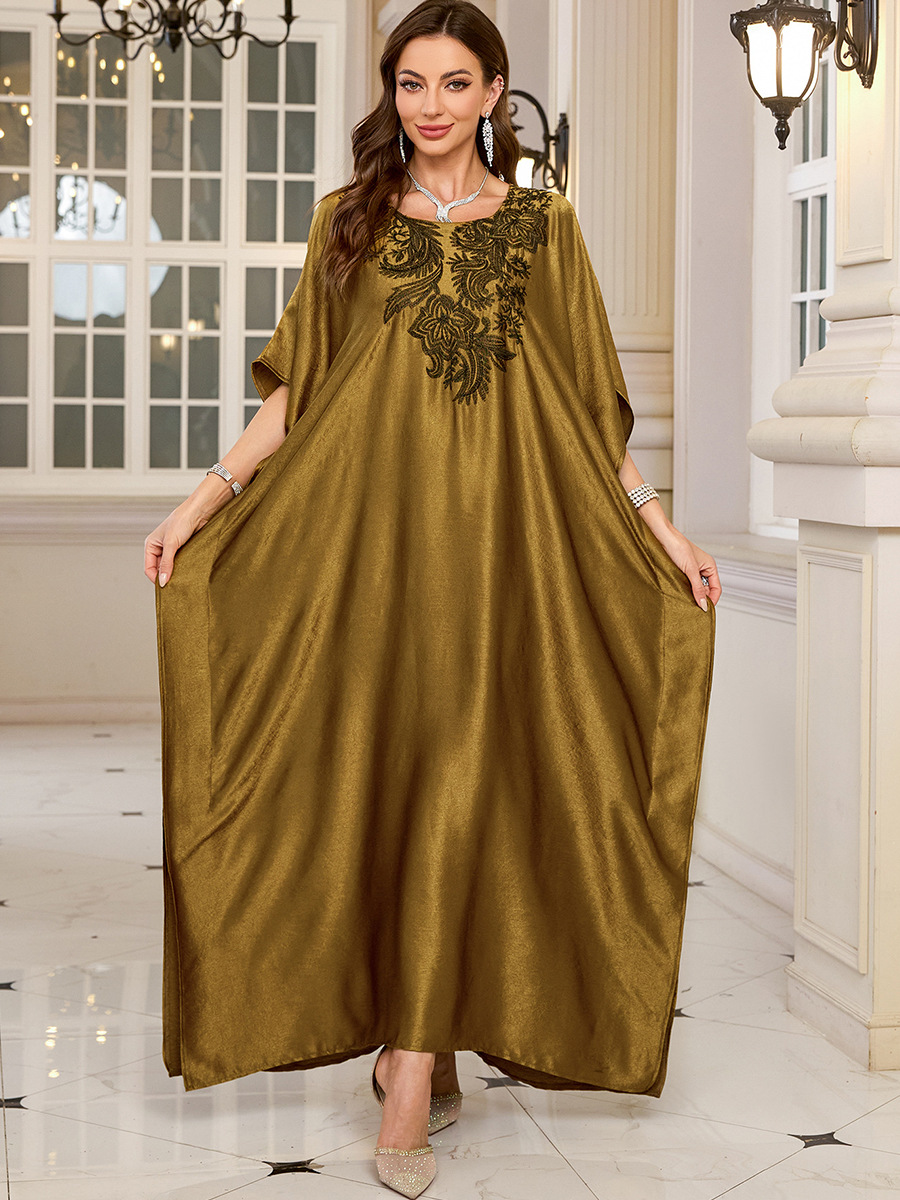 Women Embroidered Long Caftans - Cover Up Kaftan incelemesi ve fiyatı
