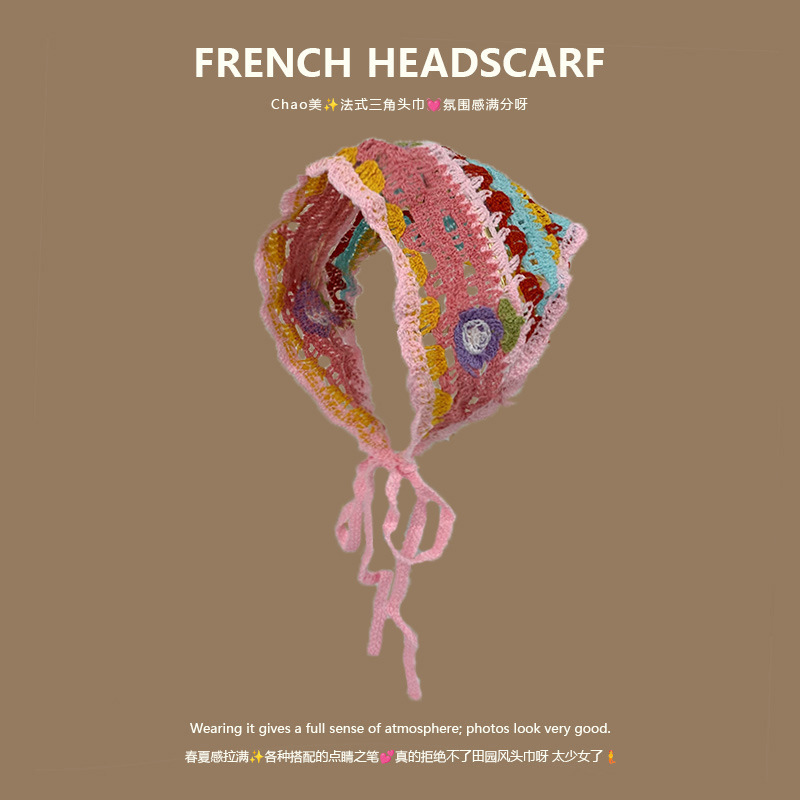Knit Triangle Headband French  - Headband Summer Knit incelemesi ve fiyatı