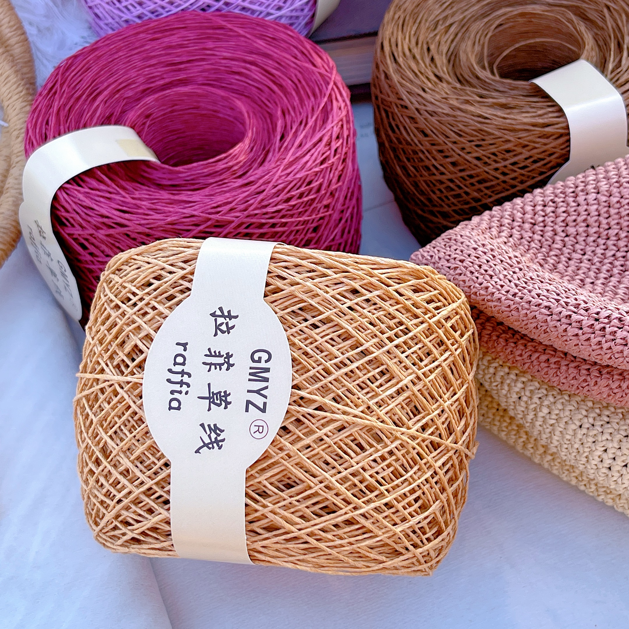 220M/Roll Washable Japanese Pl - Crochet Bag Raffia incelemesi ve fiyatı